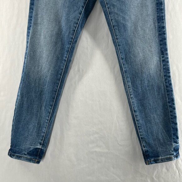 DL1961 Florence Instasculpt Cropped Jeans Women 27 Stretch Denim Skinny Leg Blue - Picture 7 of 14